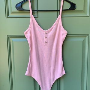 Rue 21 bubblegum pink tank top bodysuit
